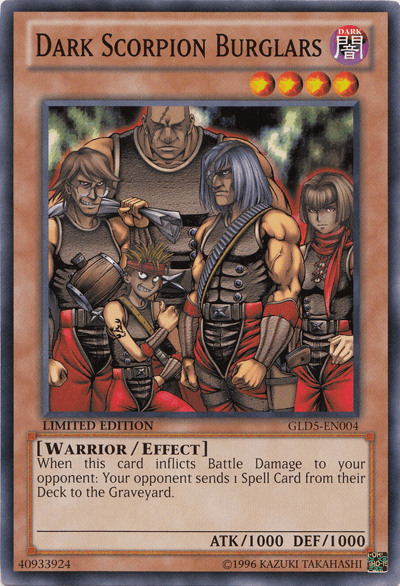 Dark Scorpion Burglars [GLD5-EN004] Common - POKÉ JEUX