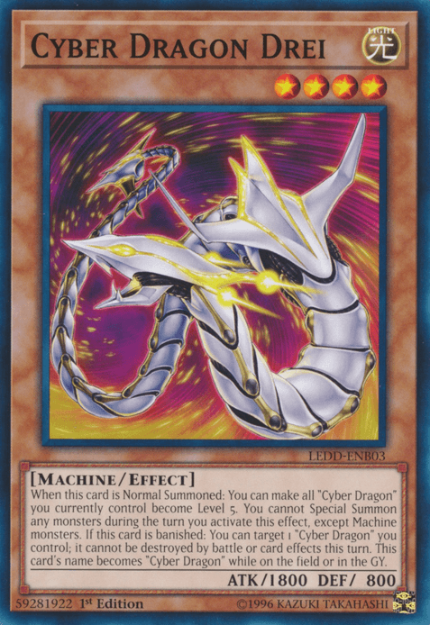 Cyber Dragon Drei [LEDD-ENB03] Common - POKÉ JEUX