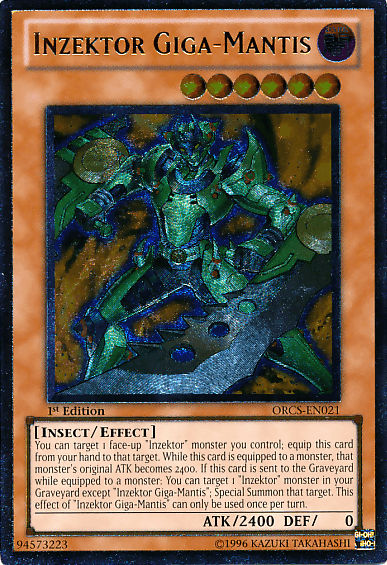 Inzektor Giga-Mantis [ORCS-EN021] Ultimate Rare - POKÉ JEUX