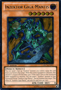 Inzektor Giga-Mantis [ORCS-EN021] Ultimate Rare - POKÉ JEUX