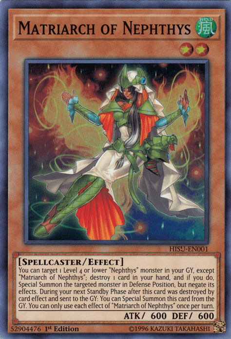Matriarch of Nephthys [HISU-EN001] Super Rare - POKÉ JEUX