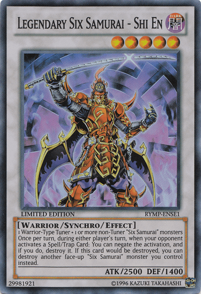 Legendary Six Samurai - Shi En [RYMP-ENSE1] Super Rare - POKÉ JEUX