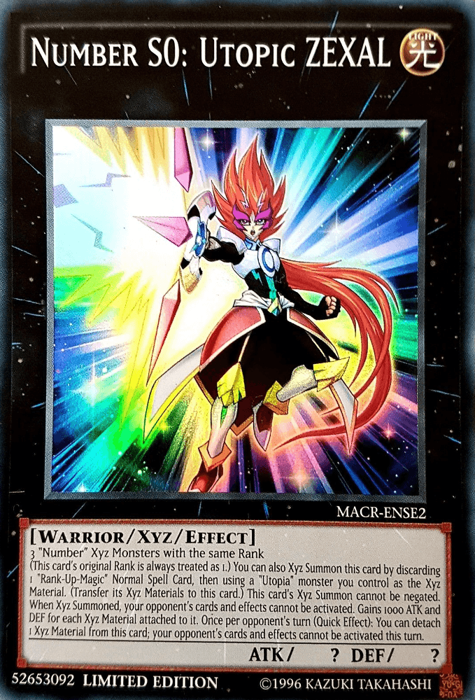 Number S0: Utopic ZEXAL [MACR-ENSE2] Super Rare - POKÉ JEUX