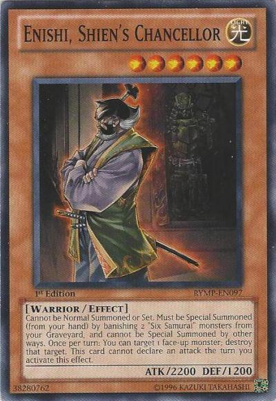 Enishi, Shien's Chancellor [RYMP-EN097] Common - POKÉ JEUX