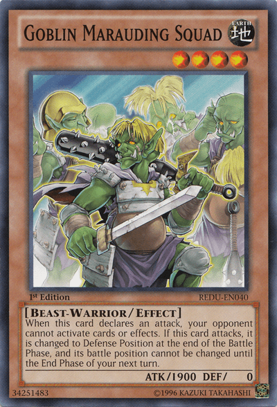 Goblin Marauding Squad [REDU-EN040] Common - POKÉ JEUX