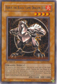 Horus The Black Flame Dragon LV4 [SOD-EN006] Rare - POKÉ JEUX