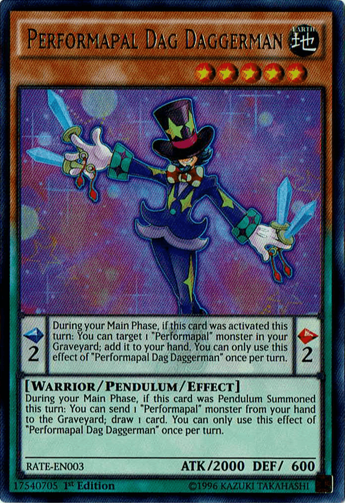 Performapal Dag Daggerman [RATE-EN003] Ultra Rare - POKÉ JEUX