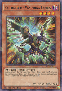 Raidraptor - Vanishing Lanius [SP15-EN029] Shatterfoil Rare - POKÉ JEUX