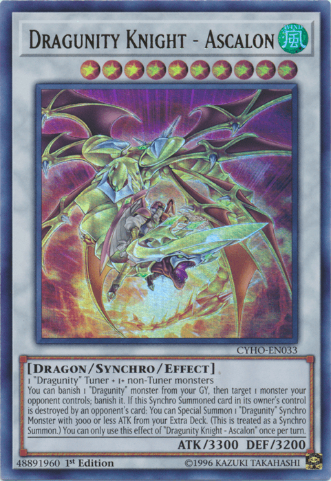 Dragunity Knight - Ascalon [CYHO-EN033] Ultra Rare - POKÉ JEUX