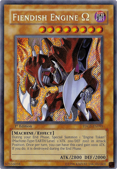 Fiendish Engine Omega [TDGS-EN095] Secret Rare - POKÉ JEUX