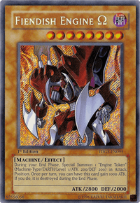 Fiendish Engine Omega [TDGS-EN095] Secret Rare - POKÉ JEUX