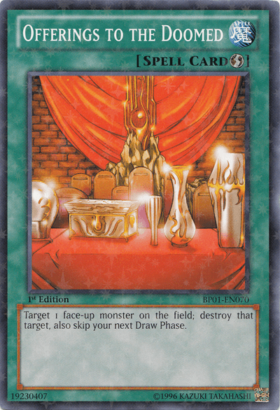 Offerings to the Doomed [BP01-EN070] Starfoil Rare - POKÉ JEUX