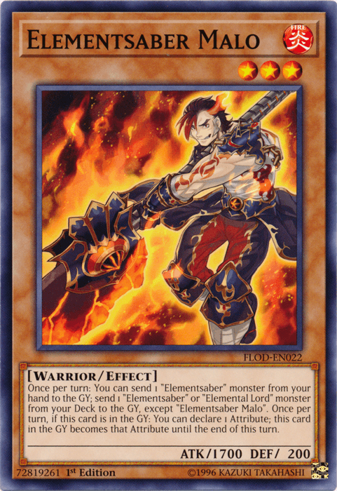 Elementsaber Malo [FLOD-EN022] Common - POKÉ JEUX