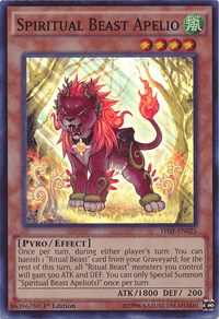 Spiritual Beast Apelio [THSF-EN025] Super Rare - POKÉ JEUX