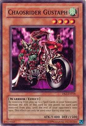Chaosrider Gustaph [DR2-EN018] Super Rare - POKÉ JEUX