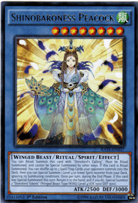 Shinobaroness Peacock [RATE-EN037] Rare - POKÉ JEUX