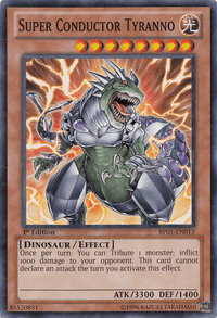 Super Conductor Tyranno [BP01-EN013] Starfoil Rare - POKÉ JEUX