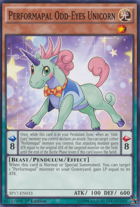 Performapal Odd-Eyes Unicorn [SP17-EN033] Common - POKÉ JEUX