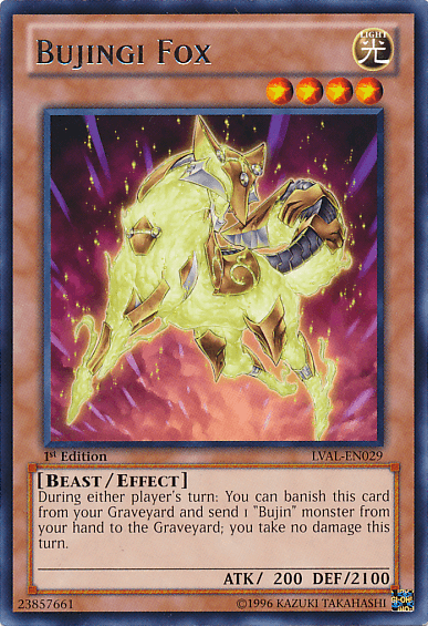 Bujingi Fox [LVAL-EN029] Rare - POKÉ JEUX