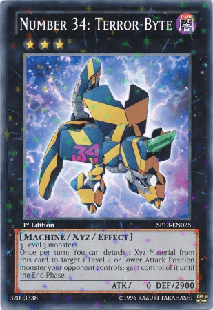 Number 34: Terror-Byte [SP13-EN025] Starfoil Rare - POKÉ JEUX