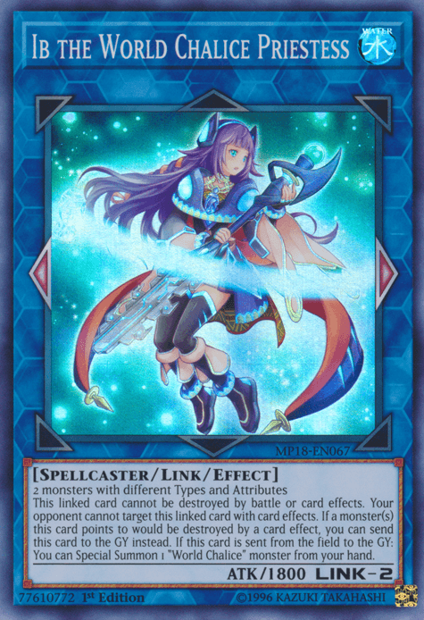 Ib the World Chalice Priestess [MP18-EN067] Super Rare - POKÉ JEUX