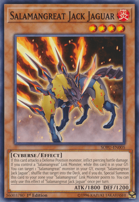 Salamangreat Jack Jaguar [SOFU-EN005] Common - POKÉ JEUX