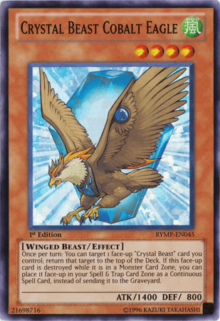 Crystal Beast Cobalt Eagle [RYMP-EN045] Super Rare - POKÉ JEUX