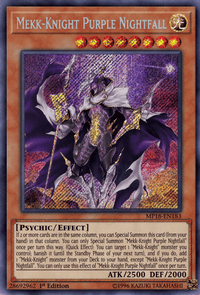 Mekk-Knight Purple Nightfall [MP18-EN183] Secret Rare - POKÉ JEUX