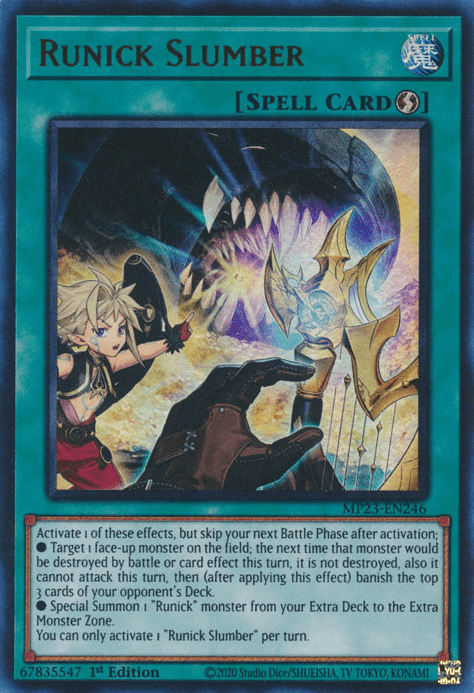 Runick Slumber [MP23-EN246] Ultra Rare - POKÉ JEUX