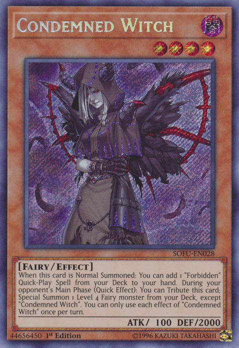Condemned Witch [SOFU-EN028] Secret Rare - POKÉ JEUX