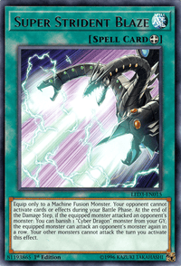 Super Strident Blaze [LED3-EN015] Rare - POKÉ JEUX