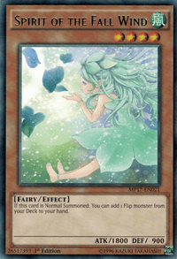 Spirit of the Fall Wind [MP17-EN021] Rare - POKÉ JEUX