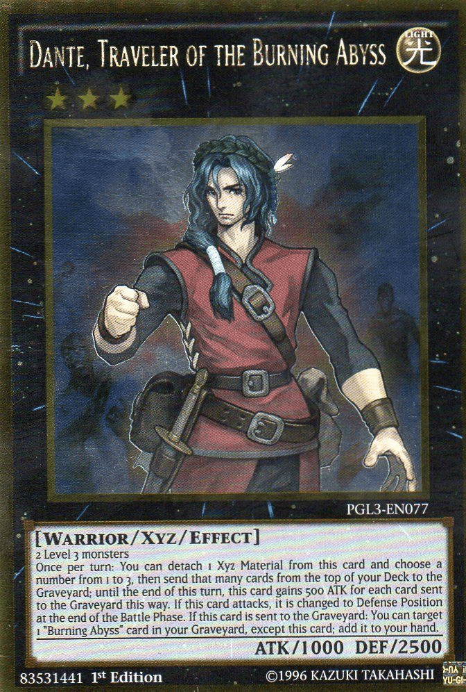 Dante, Traveler of the Burning Abyss [PGL3-EN077] Gold Rare - POKÉ JEUX