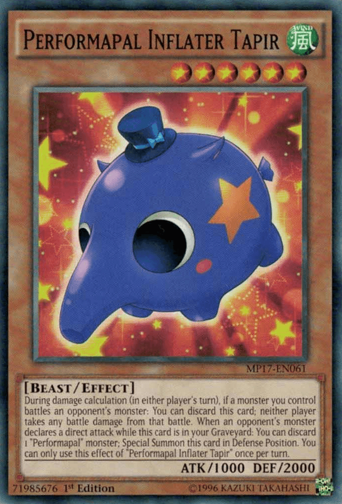 Performapal Inflater Tapir [MP17-EN061] Common - POKÉ JEUX