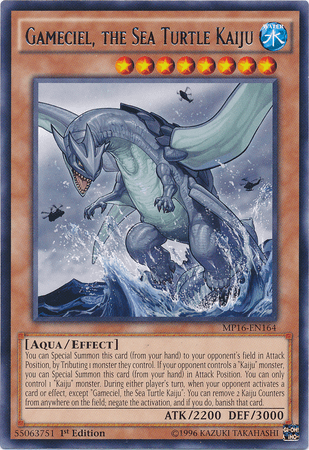 Gameciel, the Sea Turtle Kaiju [MP16-EN164] Rare - POKÉ JEUX