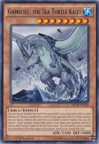 Gameciel, the Sea Turtle Kaiju [MP16-EN164] Rare - POKÉ JEUX
