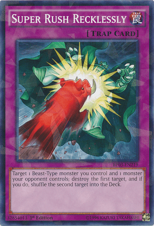 Super Rush Recklessly [BP03-EN219] Shatterfoil Rare - POKÉ JEUX
