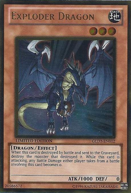 Exploder Dragon [GLD3-EN012] Gold Rare - POKÉ JEUX