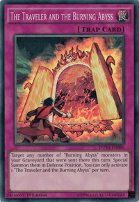 The Traveler and the Burning Abyss [DUEA-EN086] Super Rare - POKÉ JEUX