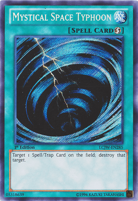Mystical Space Typhoon [LCJW-EN285] Secret Rare - POKÉ JEUX