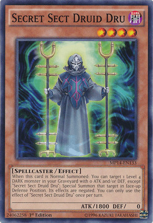 Secret Sect Druid Dru [MP14-EN133] Common - POKÉ JEUX
