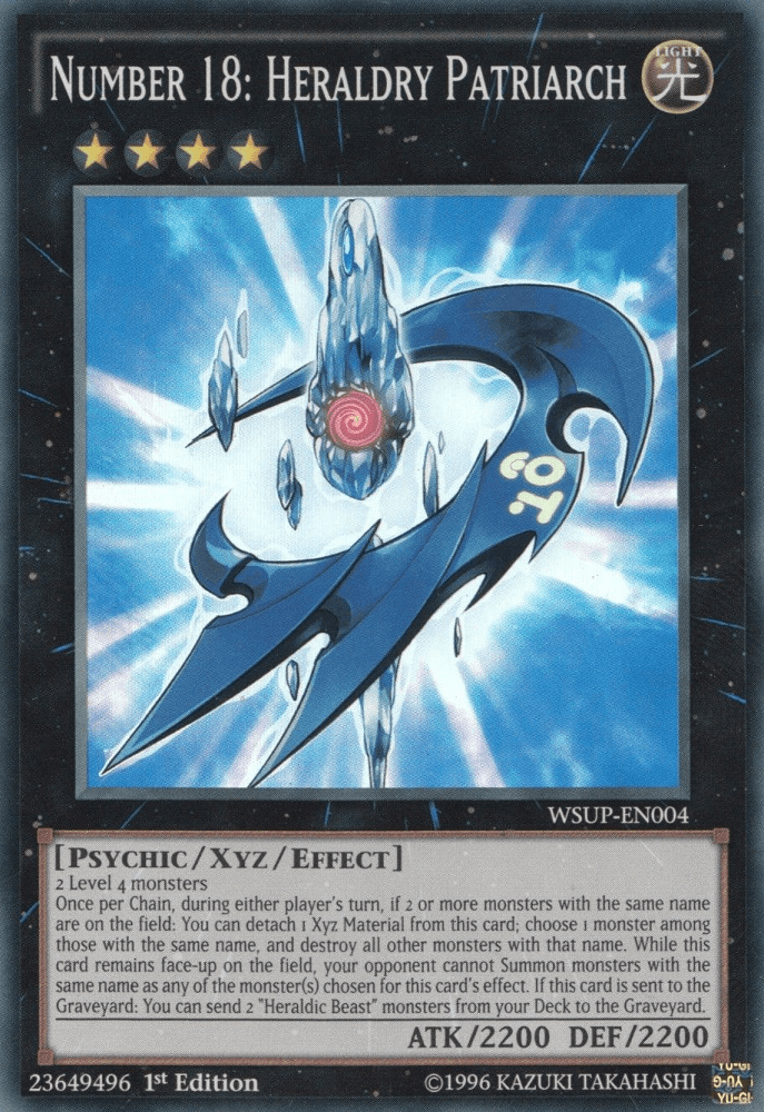 Number 18: Heraldry Patriarch [WSUP-EN004] Super Rare - POKÉ JEUX