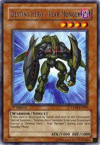Destiny Hero - Fear Monger [DP05-EN009] Rare - POKÉ JEUX