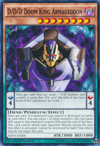 D/D/D Doom King Armageddon [SDPD-EN006] Common - POKÉ JEUX