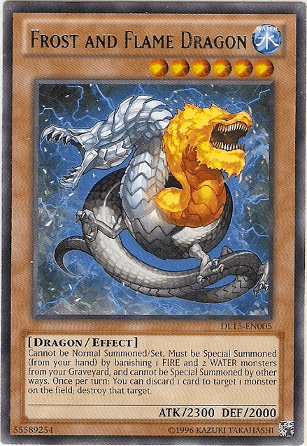 Frost and Flame Dragon (Green) [DL15-EN005] Rare - POKÉ JEUX