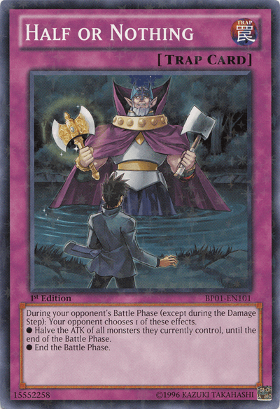 Half or Nothing [BP01-EN101] Starfoil Rare - POKÉ JEUX