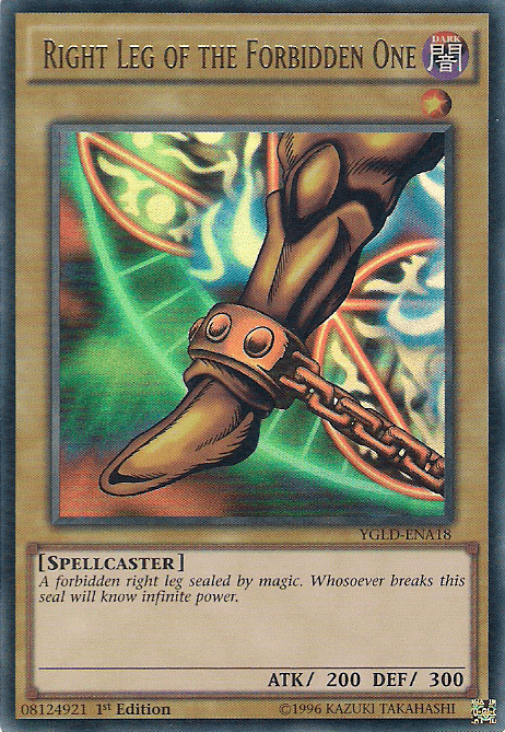 Right Leg of the Forbidden One [YGLD-ENA18] Ultra Rare - POKÉ JEUX
