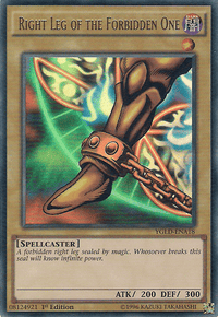 Right Leg of the Forbidden One [YGLD-ENA18] Ultra Rare - POKÉ JEUX