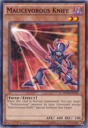Malicevorous Knife [MP14-EN129] Common - POKÉ JEUX