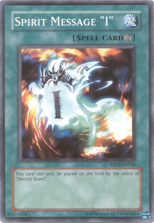 Spirit Message "I" [RP02-EN046] Common - POKÉ JEUX